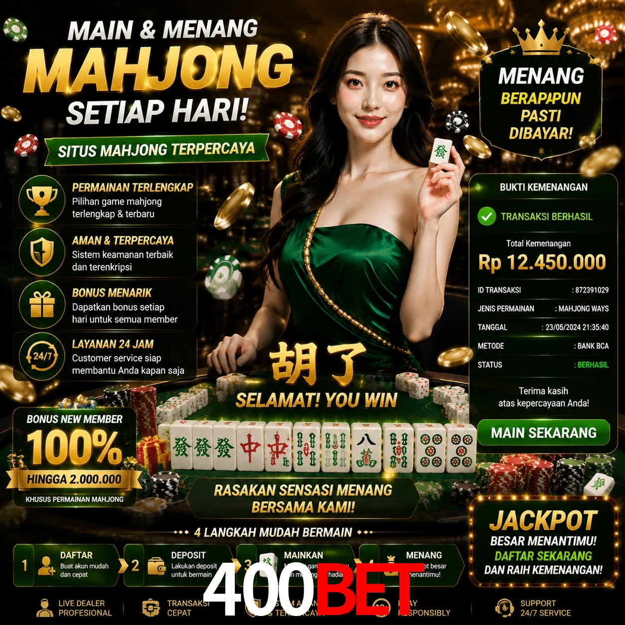 Ganhar e sacar na 400bet